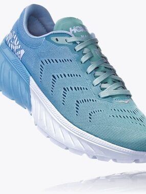 NEW Hoka One Mach 2 Green Blue Ombré Road Running Sneaker Women’s Shoe Size 8.5